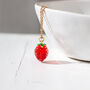 Strawberry Pendant Necklace, thumbnail 1 of 8