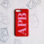 Personalised Cherry Red And Bubblegum Pink Phone Case, thumbnail 11 of 12