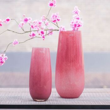 Vase Robert Cranberry Colour By Dut Z, 2 of 5