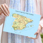 Map Of Spain Travel Journal, thumbnail 1 of 7