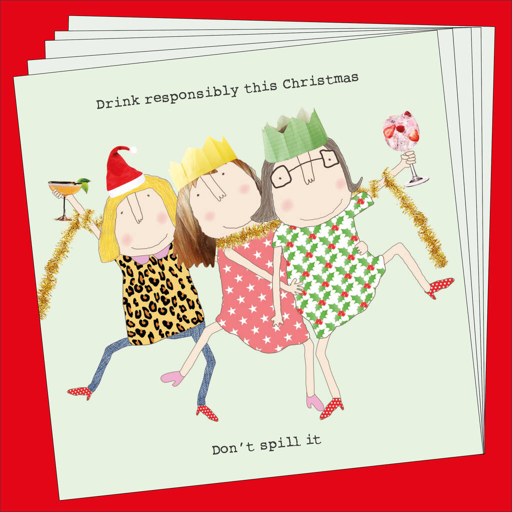 Drink Responsibly Christmas Card Pack