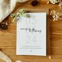 Personalised Names And Date Engagement Card, thumbnail 2 of 4