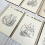 Bunny Rabbit Nursery Drawer Dividers Set Of Seven New Baby Gift, thumbnail 6 of 11