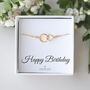Birthday Gift For Her, Sterling Silver Bracelet, thumbnail 1 of 8