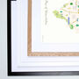 Map Of Warwickshire Art Print, thumbnail 5 of 5