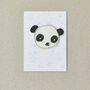 Panda Iron On Patch, thumbnail 2 of 4