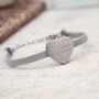 Personalised Heart Bracelet With Taurus Design, thumbnail 1 of 2