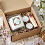 First Christmas New Home Personalised Wreath Design Candle Gift Set, thumbnail 3 of 8