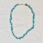 Turquoise Semi Precious Necklace, thumbnail 6 of 8