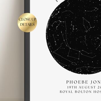 Star Map Print, The Day You Were Born, 5 of 7