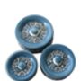 Grey Floral Blue Pottery Serving Handi, thumbnail 4 of 4