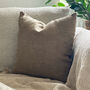 Brown Textured Cushion Cover, thumbnail 1 of 6