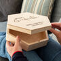 Personalised On Your Graduation Hexagon Keepsake Box Gift For Graduate, thumbnail 3 of 6