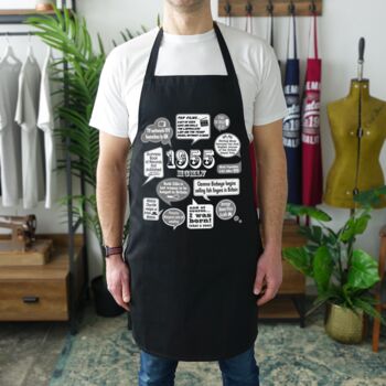 'Events Of 1955' 70th Birthday Gift Apron, 6 of 9