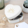 Sunset White Heart Jewellery Case, thumbnail 3 of 11