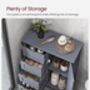 Grey Wooden Storage Cabinet With Four Drawers, thumbnail 2 of 12