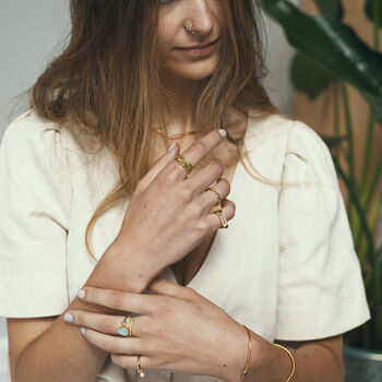 Gold Pebble Ring, 8 of 9