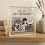 Personalised Memorial Bold Text Photo Crystal Token, thumbnail 1 of 8