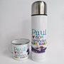 Personalised Swim Wild Flask And Mug Set, thumbnail 7 of 12