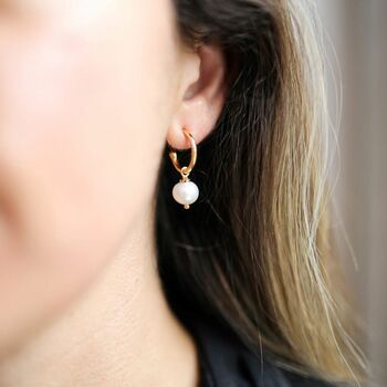 Manhattan Pearl Interchangeable Earrings, 2 of 4