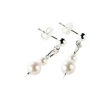 Swarovski Pearl Wedding Necklace, 4 of 8