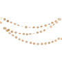Dots Paper Garland In Gold, Five Meters, thumbnail 5 of 6