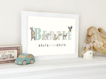 Personalised Name Children's Print, 3 of 9