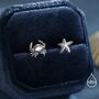 Sterling Silver Mismatched Crab And Starfish Stud Earrings, thumbnail 4 of 12