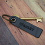 Personalised Leather Key Fob, thumbnail 3 of 4