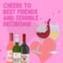 Personalised Galentine's Wine Gift, thumbnail 6 of 6