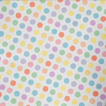 Pastel Dots And Spots Wrapping Paper Roll Or Folded, 3 of 3