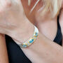 Aquamarine And Kyanite Gemstone Silver Jewellery Set, thumbnail 6 of 7