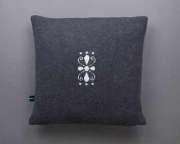 Elephant Cushion In Knitted Lambswool, 3 of 6