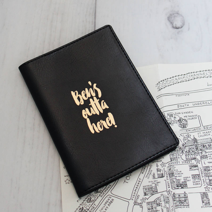 Personalised Passport Cover By Pickle Pie Gifts