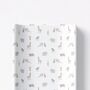 Safari Animals And Stork Deluxe Unisex Baby Anti Roll Wedge Changing Mat, thumbnail 1 of 3