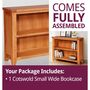 80cm H X 100cm W Solid Wood Standard Bookcase, thumbnail 4 of 5