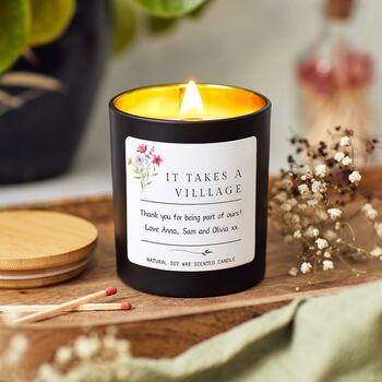 Personalised Thank You Teacher Gift, It Takes A Village, 4 of 9