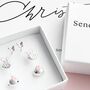Little Girls Earring Set Christmas Gift Sterling Silver, thumbnail 1 of 6