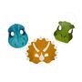 Dinosaur Party Masks Pack Of Six, thumbnail 2 of 3