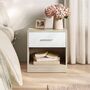 Set Of One/Two Bedside Table With Drawer End Table, thumbnail 1 of 12