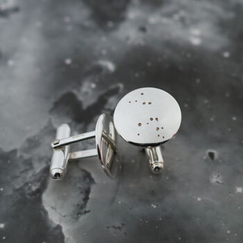 Sterling Silver Constellation Cufflinks, 3 of 12