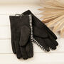 Houndstooth Soft Winter Gloves, thumbnail 2 of 7