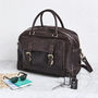 Luxury Leather Travel Bag, thumbnail 3 of 11