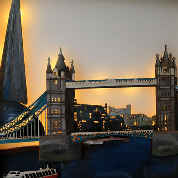 Tower Bridge Illuminated Picture, 3 of 8