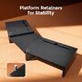 Adjustable Dual Monitor Riser Swivel Angle Desk Stand, thumbnail 12 of 12