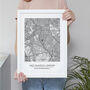 Favourite UK Location Map Print Custom Made, thumbnail 9 of 12
