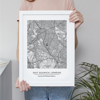 Favourite UK Location Map Print Custom Made, 9 of 12
