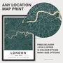 Personalised City Map Prints | Set Of Three, thumbnail 7 of 9