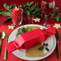Six Reusable Eco Crackers 'Christmas Red' Design, thumbnail 7 of 8