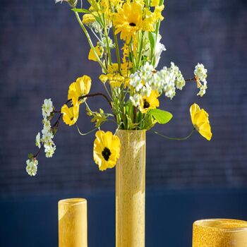 Meryna Glass Flowervase Stylish Centrepiece By Dut Z, 2 of 8